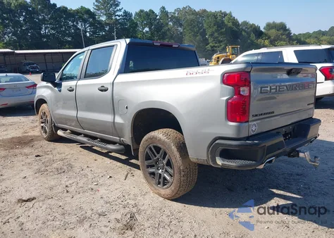 2025 Chevrolet Silverado 1500 4Wd Short Bed Custom Trail Boss from USA, damaged, VIN 3GCUKCED6SG165915
